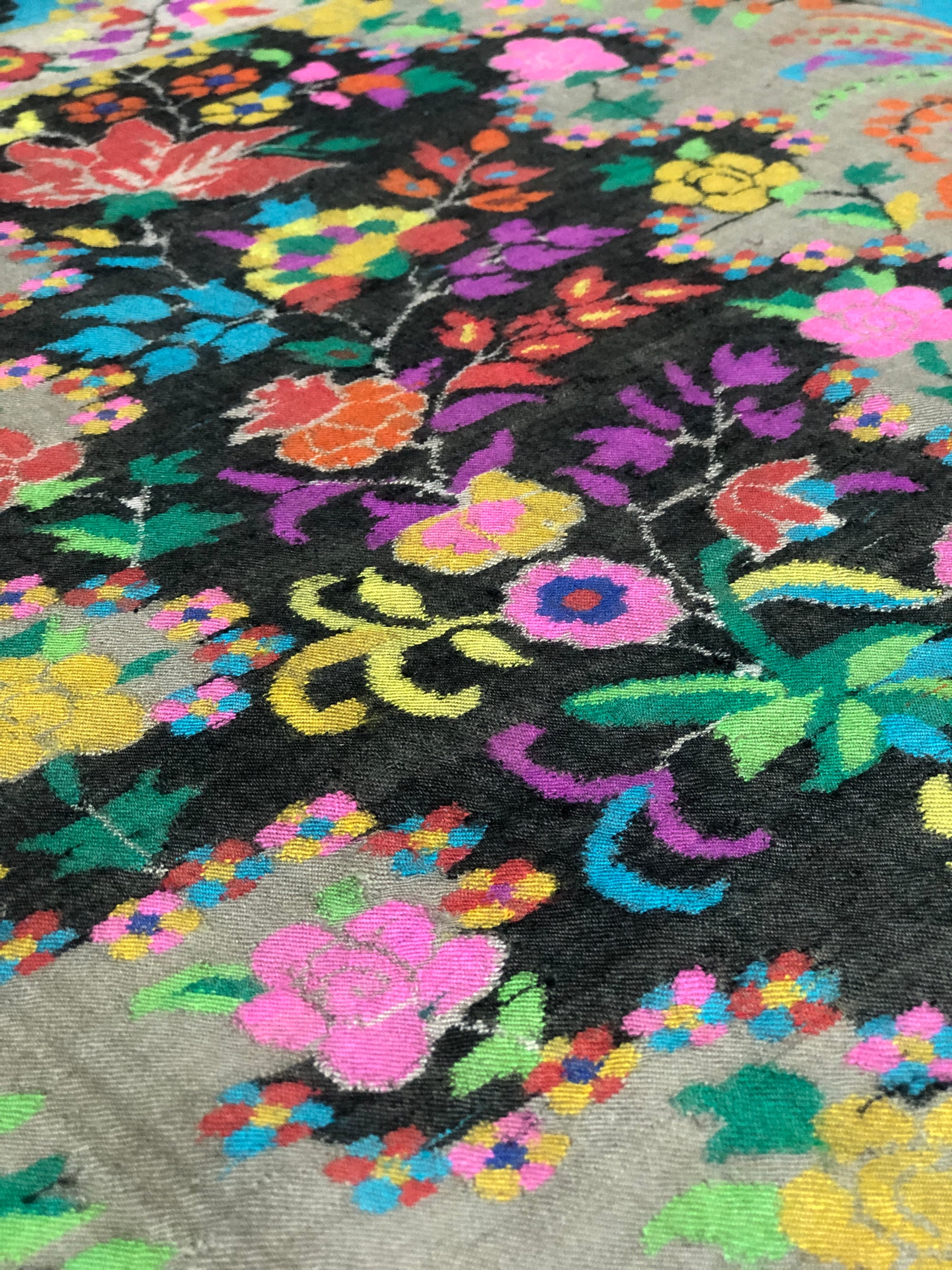 Extra Fine Handspun Antique Design Kani Pashmina Shawl
