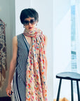 Blush Floral Design Kani Jamawar Pashmina Shawl