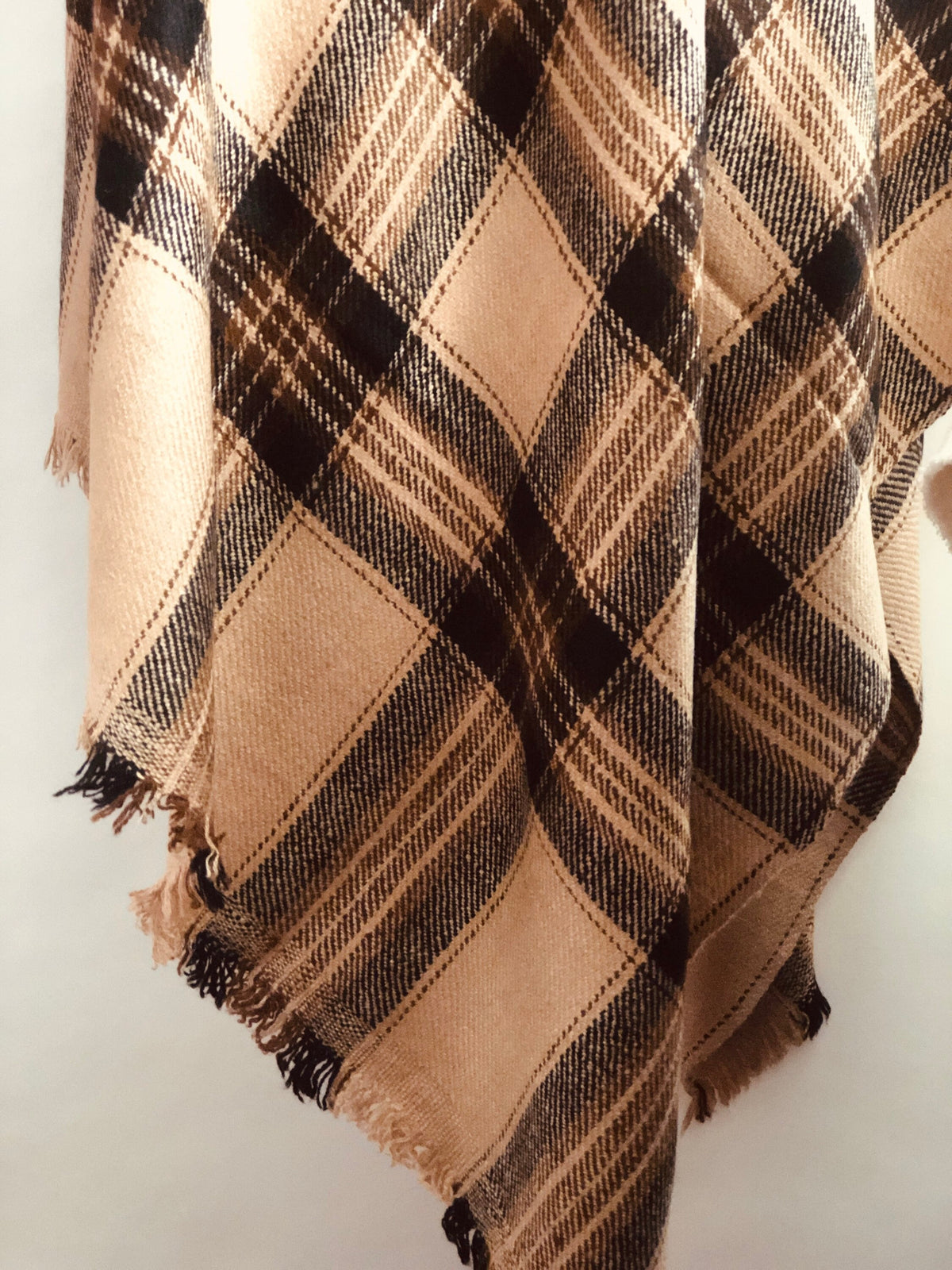 IKAT Extra Thick Pashmina Shawl with Check Design | For Men |For Women