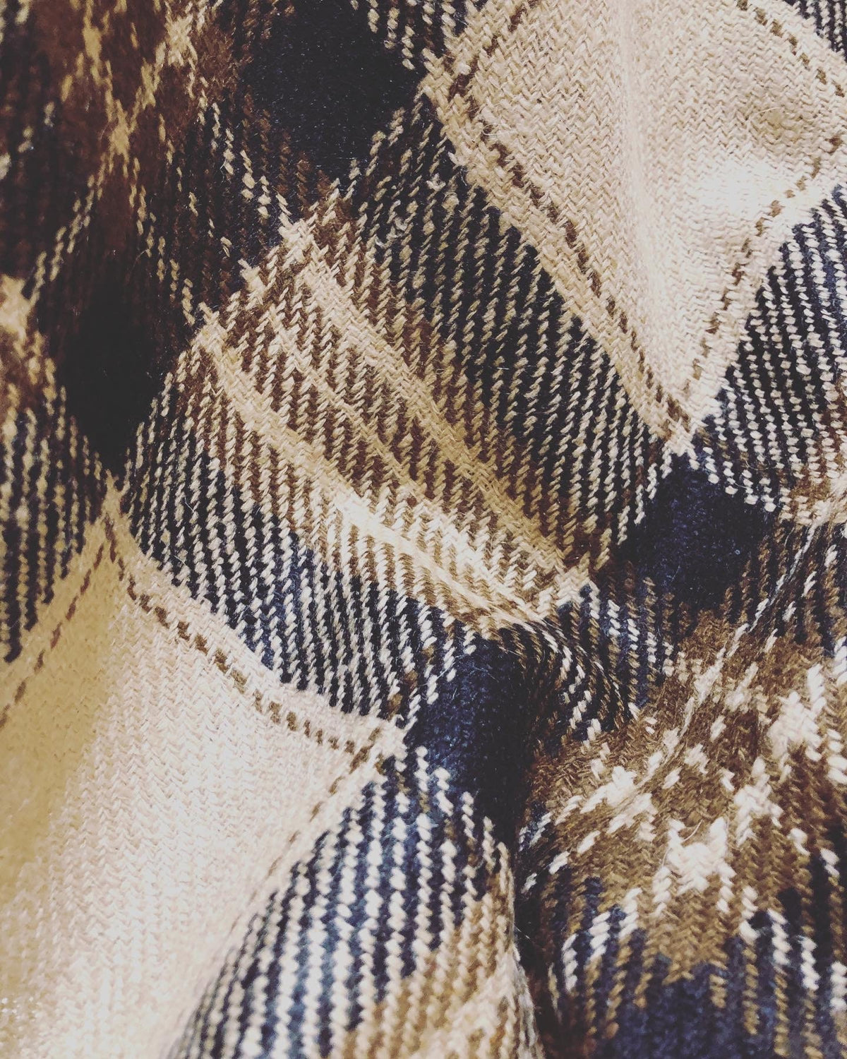 IKAT Extra Thick Pashmina Shawl with Check Design | For Men |For Women