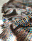 Black Friday Deal, Extra Warm Pashmina Shawl, Checks, Mixed Color