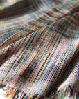 Black Friday Deal, Extra Warm Pashmina Shawl, Checks, Mixed Color