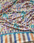 Kani Pashmina Shawl For Women | New Arrival | Paisley | White