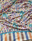 Kani Pashmina Shawl For Women | New Arrival | Paisley | White