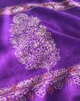 Hand Embroidery Pashmina Shawl | For Women | Bright Purple