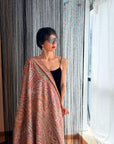 2.5 Yard Paisley Design Pashmina Shawl with Exquisite Embroidery Details