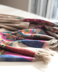 Natural Gray GI Certified Kani Pashmina Shawl with Almond Designs