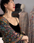 90s Vintage Black Kani Pashmina Shawl: Handwoven Batam Design, Ladak Pashmina, 135x270cm