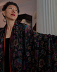 Black Floral Kani Pashmina Shawl with Intricate Designs