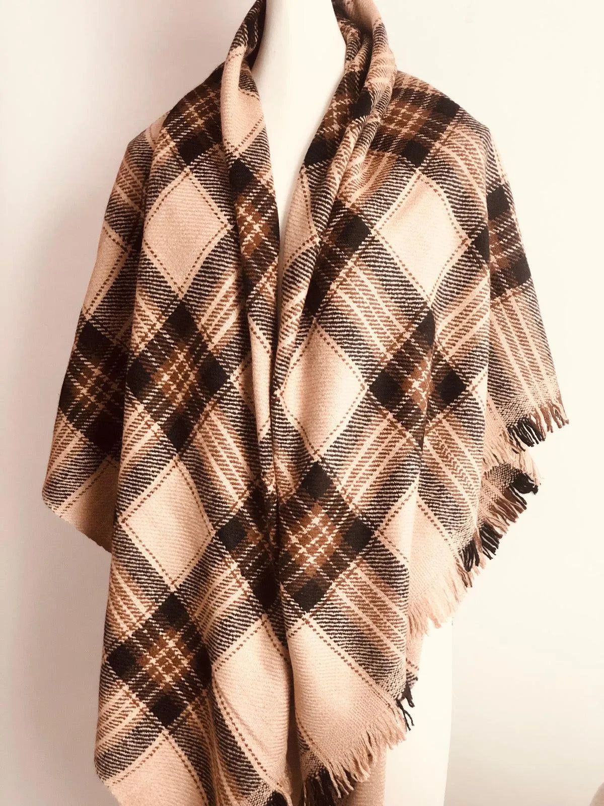 Extra Warm IKAT Weave Pashmina Shawl - the Atelier H