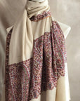 Classic Paisley Design Embroidery Pashmina Shawl - the Atelier H