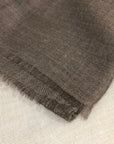 Natural Brown Handmade Plain Pashmina Scarf - the Atelier H