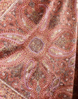 Mughal Garden Sozni Jamawar Embroidery Pashmina Shawl - the Atelier H