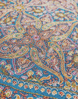 Turquoise Mandala Sozni Jamawar Pashmina Shawl - the Atelier H